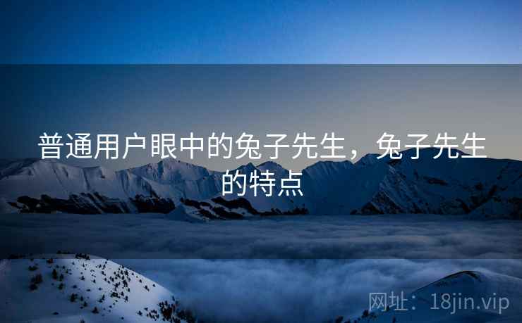 普通用户眼中的兔子先生,兔子先生的特点 普通用户眼中的兔子先生,兔子先生的特点